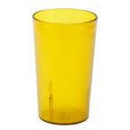 Thumbnail image #1 for Alegacy Foodservice Products PT5A 5 oz Amber Textured SAN Plastic Tumbler Case of 12