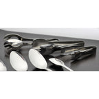 Thumbnail image #1 for G.E.T. BSBF-20 Serving Tongs, 9-1/2"L, 18/8 Stainless Steel, Mirror Finish Case of 12