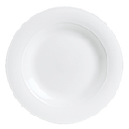 Thumbnail image #1 for Steelite International Rene Ozorio, Aura 6300P011 Round Porcelain Plate with Medium Rim, 9-1/2" Case of 2 Dozen