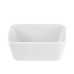 Thumbnail image #2 for Mikasa Hospitality 5316090 Stackable White Porcelain Sugar Packet Holder, 4 x 3" Case of 36