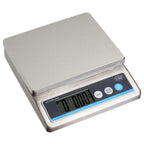 Thumbnail image #1 for Yamato Accu-Weigh AW-WSM-5KG Digital Washdown Portion Control Scale, 0–10 lb Capacity, Stainless Steel Platform Case of 4