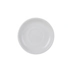 Thumbnail image #1 for Tuxton China DuraTux®© BPE-066 Porcelain Cappuccino Saucer, 6-3/4 in, Round, White Case of 2 Dozen