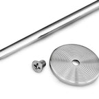 Thumbnail image #2 for New Star Foodservice Inc. 23299 18-Inch Stainless Steel Ring Clip Table Number Card Holder, Chrome Case of 72 Dozen