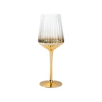 Thumbnail image #1 for Kadra Kitchenware Vikko Decor VD-16-EG Gold Wine Glass, 16 oz. Case of 24