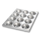 Thumbnail image #1 for Chicago Metallic Bakeware 46125 12-Cup Coated Aluminum Muffin/Cupcake Pan Case of 12