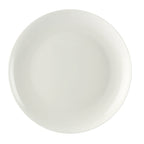 Thumbnail image #1 for CAC China Majesty MAJ-21C 12-1/2-Inch Round Bone China Coupe Plate, 1-1/4-Inch High, Bone White 1 Dozen