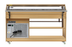 Thumbnail image #6 for KoolMore 58.7-Inch Refrigerated Buffet Table with 4 Full-Size GN Pans, Adjustable Sneeze Guard, and Walnut/Granite Finish
