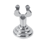 Thumbnail image #1 for Thunder Group SLMH001 Menu/Card Clip, 1-1/2"H, Harp Style, Round Layered Flat Base, Stainless Steel Case of 720