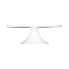 Thumbnail image #2 for G.E.T. Sierra - EGS M12RPKT-C Round Melamine Plate Stand, 12" Diameter x 4"H, Two-Piece Kit, Faux Carrara Marble Case of 4