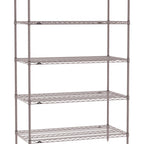 Thumbnail image #1 for Metro Super Erecta SE-3636K4-74-S5 Wire Stationary Starter Wire Shelving Unit, 36"W x 36"D x 74"H, 800 lb. capacity per shelf, 2000 lb. capacity per