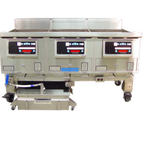 Thumbnail image #1 for Ultrafryer Systems (Middleby) UltraGold™ B-P20-20-2-UCP Gas Fryer, 2 Vats, 125 lb Each, Stainless Steel, Built-In Filtration