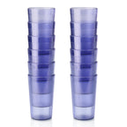 Thumbnail image #2 for New Star Foodservice Inc. 46540 Plastic Tumbler, 5 oz, Blue, Pebbled SAN Case of 6 Dozen