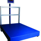 Thumbnail image #1 for Concasse BPX2000 Heavy-Duty Movable Receiving Scale, 2,000 lb Capacity, 35 x 39 in Pan, 4 Wheels