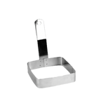 Thumbnail image #1 for Thunder Group SLER0401S Square Stainless Steel Egg Ring, 4" x 4" Case of 216