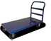 Thumbnail image #4 for Omcan Heavy-Duty Blue Painted Steel Platform Cart with Smooth Deck, 24 x 48 Inch, 1200 lb Capacity
