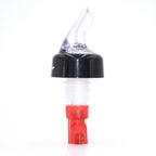 Thumbnail image #1 for Spill-Stop 787-24 Portion Control Liquor Pourer with Collar, Plastic, Black Spout 1 Dozen