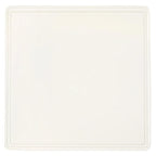 Thumbnail image #1 for Libbey Slenda 905356005 11" Square White Porcelain Plate, Narrow Rim