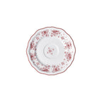 Thumbnail image #1 for Steelite International Folio, Porcelain 62559FP821 Round Porcelain Saucer, 6.5", Adelina Camille Maroon Case of 2 Dozen