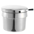 Thumbnail image #1 for Server Products 84149 11 qt Round Stainless Steel Food Warmer Inset with Hinged Lid
