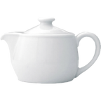 Thumbnail image #1 for Tableware Solutions USA Plain White by Continental 51CCPWD057 White China Teapot, 25 oz, with Lid Case of 4
