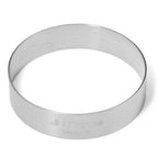 Thumbnail image #1 for JB Prince MA284 08 Seamless Round Cake Decorating Ring, 3.15" Diameter x 0.79" High, 18/8 Stainless Steel