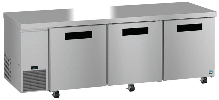 Product image #1 for Hoshizaki Steelheart 93-Inch Three-Section Undercounter Reach-In Refrigerator