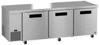 Hoshizaki Steelheart 93-Inch Three-Section Undercounter Reach-In Refrigerator