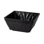 Thumbnail image #1 for CAC China Cloud XCLD-BQ12 Square Melamine Bowl, 210 oz., Matte Black, 12"W x 12"D x 4-1/2"H 1 Dozen