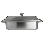 Thumbnail image #1 for Steelite International Creations Buffet, Creations Homes 7352MW303 Rectangular Chafer, 4 qt, Stainless Steel, Lift-Off Cover