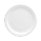 Thumbnail image #1 for 1880 Hospitality Buffalo White Ware by Oneida® F8000000150 Porcelain Plate, 10-3/8-Inch Round, Narrow Rim, Bright White 1 Dozen