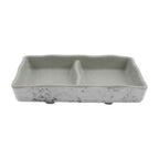 Thumbnail image #1 for G.E.T. cheforward 15005151006 Double Ramekin, 4-3/4 oz, Rectangular Melamine, Beige Case of 48