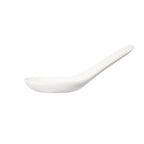 Thumbnail image #1 for CAC China Accessories SHER-41 Porcelain Asian Soup Spoon, 5-Inch, Bone White Case of 6 Dozen