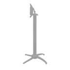 Thumbnail image #1 for Grosfillex UT169009 Bar-Height Aluminum Table Base with Tilting Mechanism, Fits Tabletops up to 32 in. Diameter