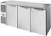 Thumbnail image #5 for True Premier Bar 84-Inch Three-Section Stainless Steel Back Bar Cooler with 3 Locking Solid Doors