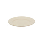 Thumbnail image #1 for CAC China MLJSP-21 Ivory Melamine Round Plate, 12 in, Rolled Edge 1 Dozen