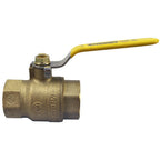 Thumbnail image #1 for AllPoints Foodservice Parts & Supplies 521182 Heavy-Duty Brass Ball Valve, 1-1/4" NPT, 600 PSI, Water/Oil/Gas
