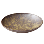 Thumbnail image #1 for Korin Inc Eki PLL-484 Shallow Round Ceramic Bowl, 9" Diameter, Earth Tone Matte Mottle Finish