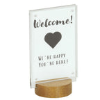 Thumbnail image #1 for Cal-Mil 22801-46-99 Tabletop Card Holder, Rustic Pine Wood, 4"D x 3"W x 7.125"H Case of 6