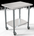 Thumbnail image #4 for KoolMore Stainless Steel Work Table with Undershelf and Locking Casters, 30 x 24 x 34 Inches
