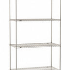 Thumbnail image #1 for Metro Super Erecta SE-2172S-86-S4 Stationary Starter Wire Shelving Unit, 72"W x 21"D x 86"H, 600 lb. capacity per shelf, 2000 lb. capacity per unit