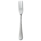 Thumbnail image #1 for Libbey Medium Weight Aspire 794 029 Medium Weight Cocktail Fork, 5-7/8", Hammered Mirror Finish Handle, 18/0 Stainless Steel
