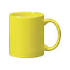 Thumbnail image #1 for International Tableware Cancun 87168-242 11 oz Yellow Ceramic Coffee Mug with C-Handle Case of 3 Dozen