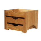 Thumbnail image #1 for Mikasa Hospitality (Lifetime Brands, Inc.) Select Concept BQ705L 3-Tray Buffet Display Stand, Oak Wood, Black