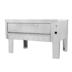 Thumbnail image #1 for Zesto 212SS Single Deck Gas Oven, Stainless Steel Exterior, 48 x 30 in Cooking Area, 30 in Legs