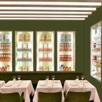 Thumbnail image #1 for Oscartek Gala GALA DP2800 Refrigerated Bakery Display Case, Straight Glass, Remote Refrigeration, 3 Shelves, 113.38" Wide