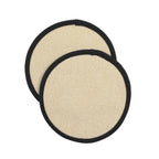 Thumbnail image #1 for Chef Revival CLPT28RDBE Round 100% Terry Baker's Potholder, 8" Diameter, Flame Resistant, Beige Case of 6 Pair