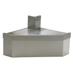 Thumbnail image #1 for Eagle Group Spec-Bar 45OCWB-19 Underbar Outside Corner Workboard, 90° Angle, 19"D, Drainboard Top, 8" Backsplash, No Legs