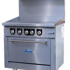 Thumbnail image #1 for Comstock-Castle CS-ER36-36G-208 36" Electric Restaurant Range with 36" Steel Griddle, Standard Oven, 208V/3Ph