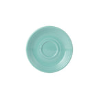 Thumbnail image #1 for Tuxton China Concentrix CIE-060 6-Inch Round Ceramic Saucer, Island Blue Case of 2 Dozen