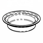 Thumbnail image #1 for G.E.T. Frilich 3133511 Replacement Cooling Pack Holding Insert, White, for Elegance Juice and Milk Dispensers